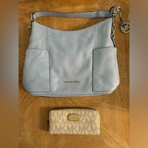 Michael Kors shoulder bag and wallet